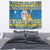 Personalized Ukraine Christmas Tapestry Star of Bethlehem With Angle Funny - Wonder Print Shop