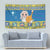 Personalized Ukraine Christmas Tapestry Star of Bethlehem With Angle Funny - Wonder Print Shop