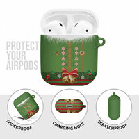 Christmas Costume Elf AirPods Case Santa Little Helper Green - Wonder Print Shop