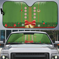 Christmas Costume Elf Auto Sun Shade Santa Little Helper Green - Wonder Print Shop