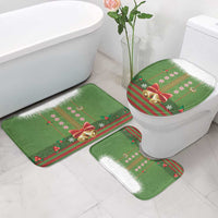 Christmas Costume Elf Bathroom Set Santa Little Helper Green - Wonder Print Shop