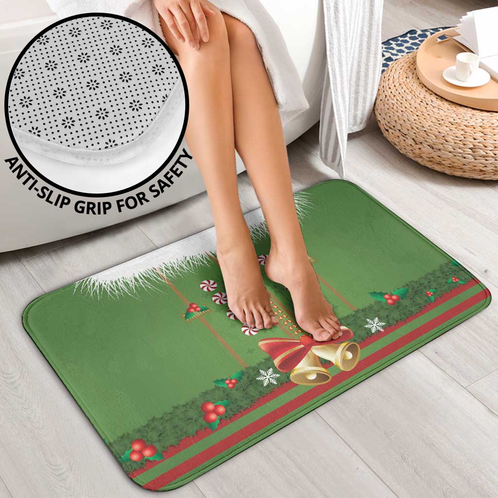 Christmas Costume Elf Bathroom Set Santa Little Helper Green - Wonder Print Shop