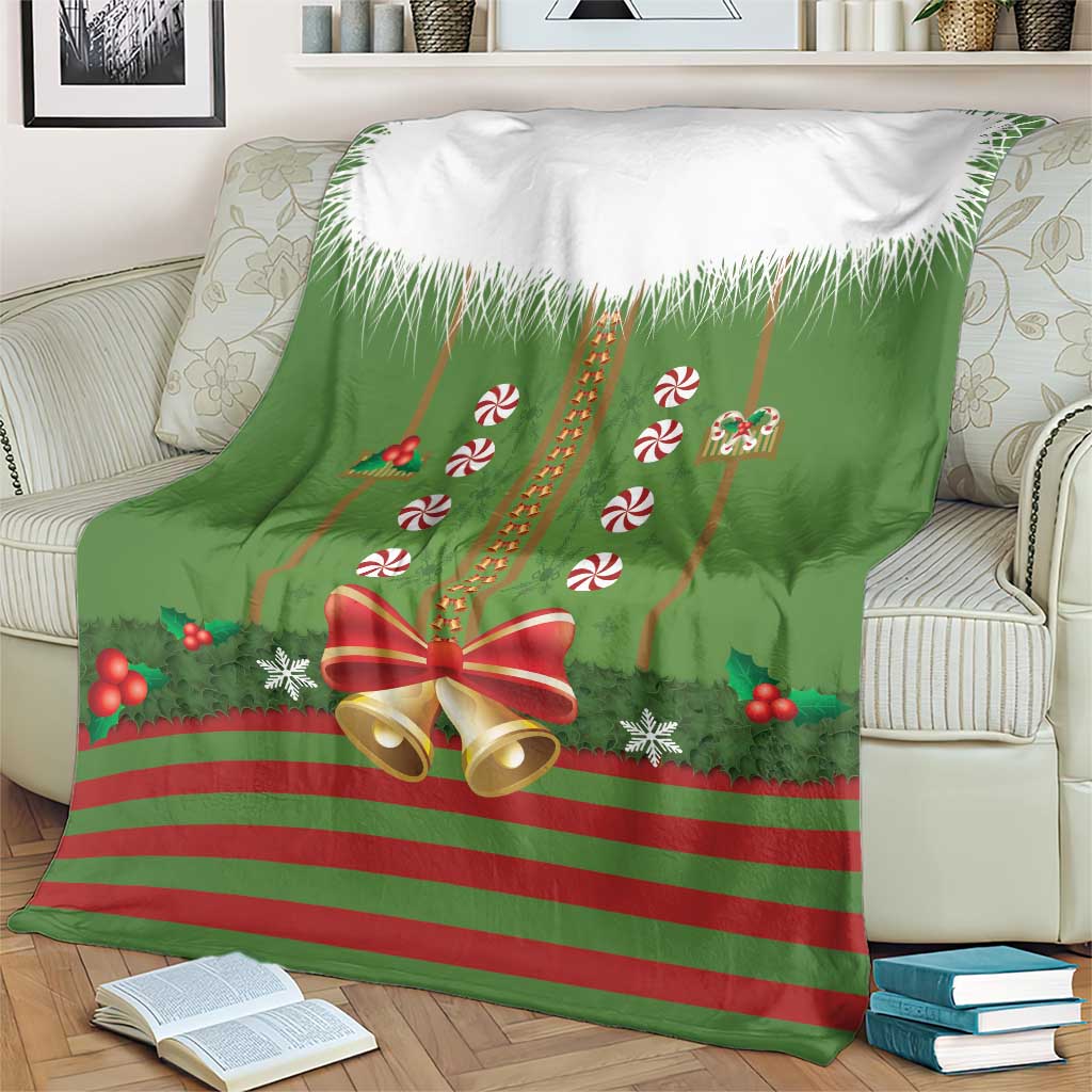 Christmas Costume Elf Blanket Santa Little Helper Green - Wonder Print Shop