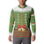 Christmas Costume Elf Button Sweatshirt Santa Little Helper Green - Wonder Print Shop
