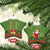 Christmas Costume Elf Ceramic Ornament Santa Little Helper Green - Wonder Print Shop