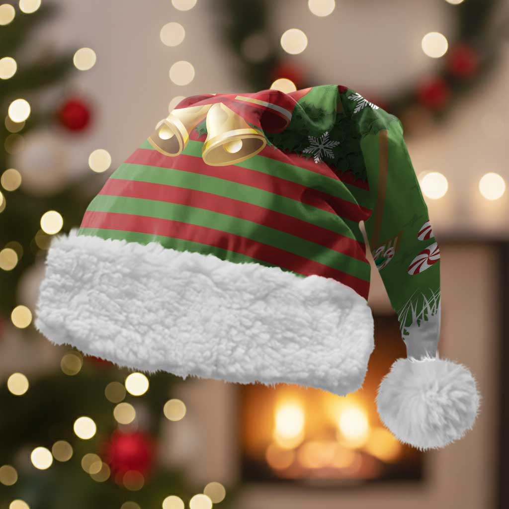 Christmas Costume Elf Christmas Santa Hat Santa Little Helper Green - Wonder Print Shop