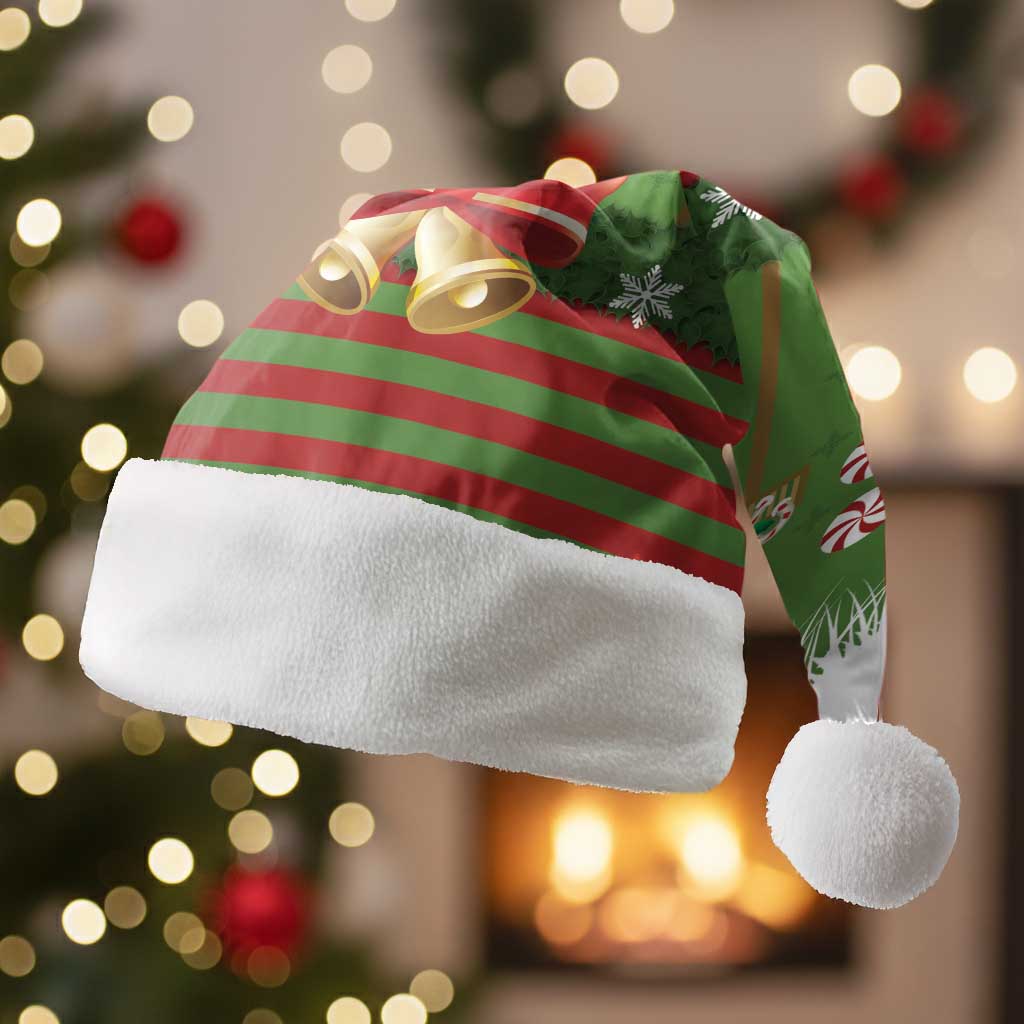 Christmas Costume Elf Christmas Santa Hat Santa Little Helper Green - Wonder Print Shop