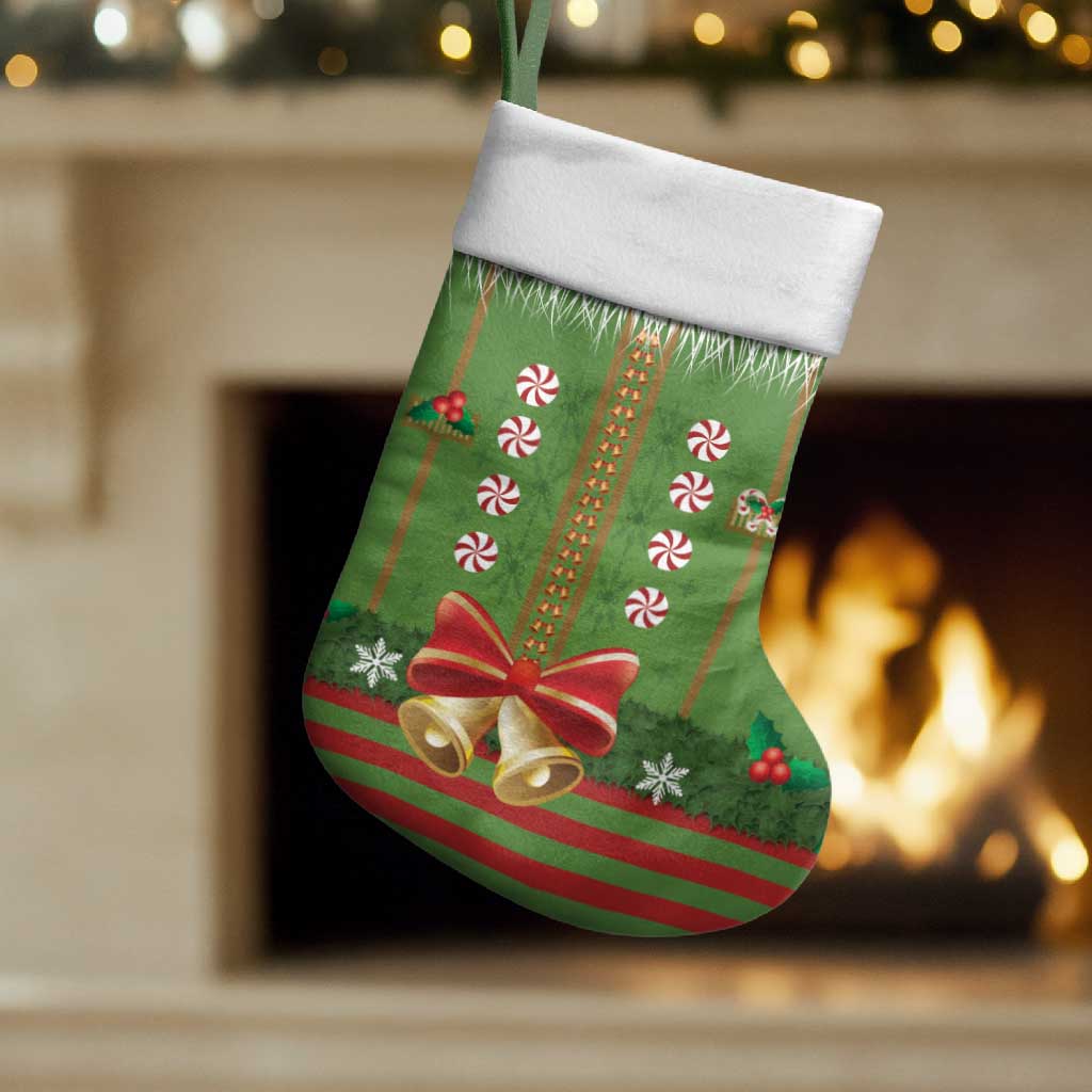 Christmas Costume Elf Christmas Stocking Santa Little Helper Green - Wonder Print Shop