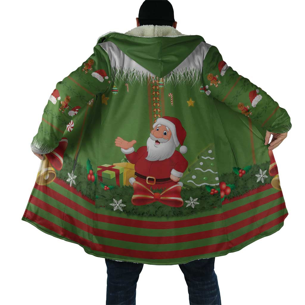 Christmas Costume Elf Cloak Santa Little Helper Green - Wonder Print Shop