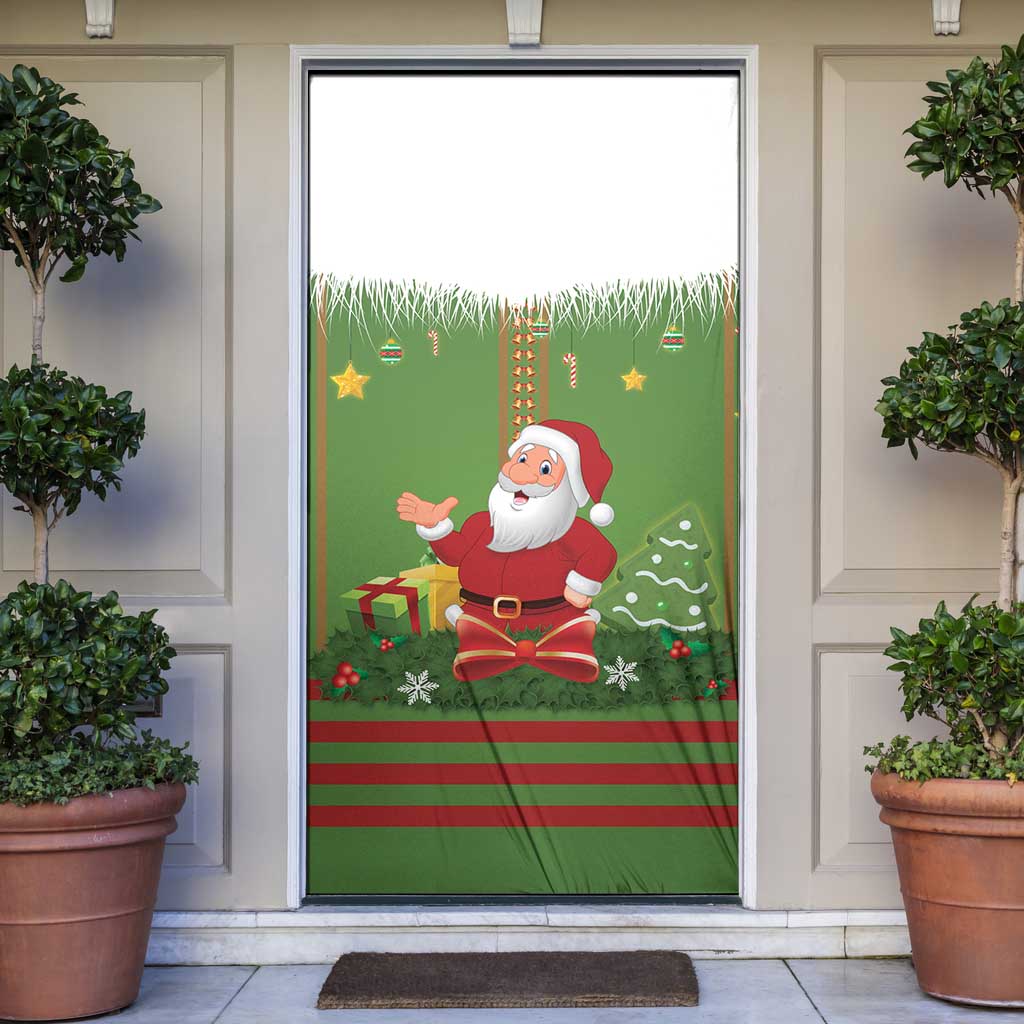 Christmas Costume Elf Door Cover Santa Little Helper Green - Wonder Print Shop