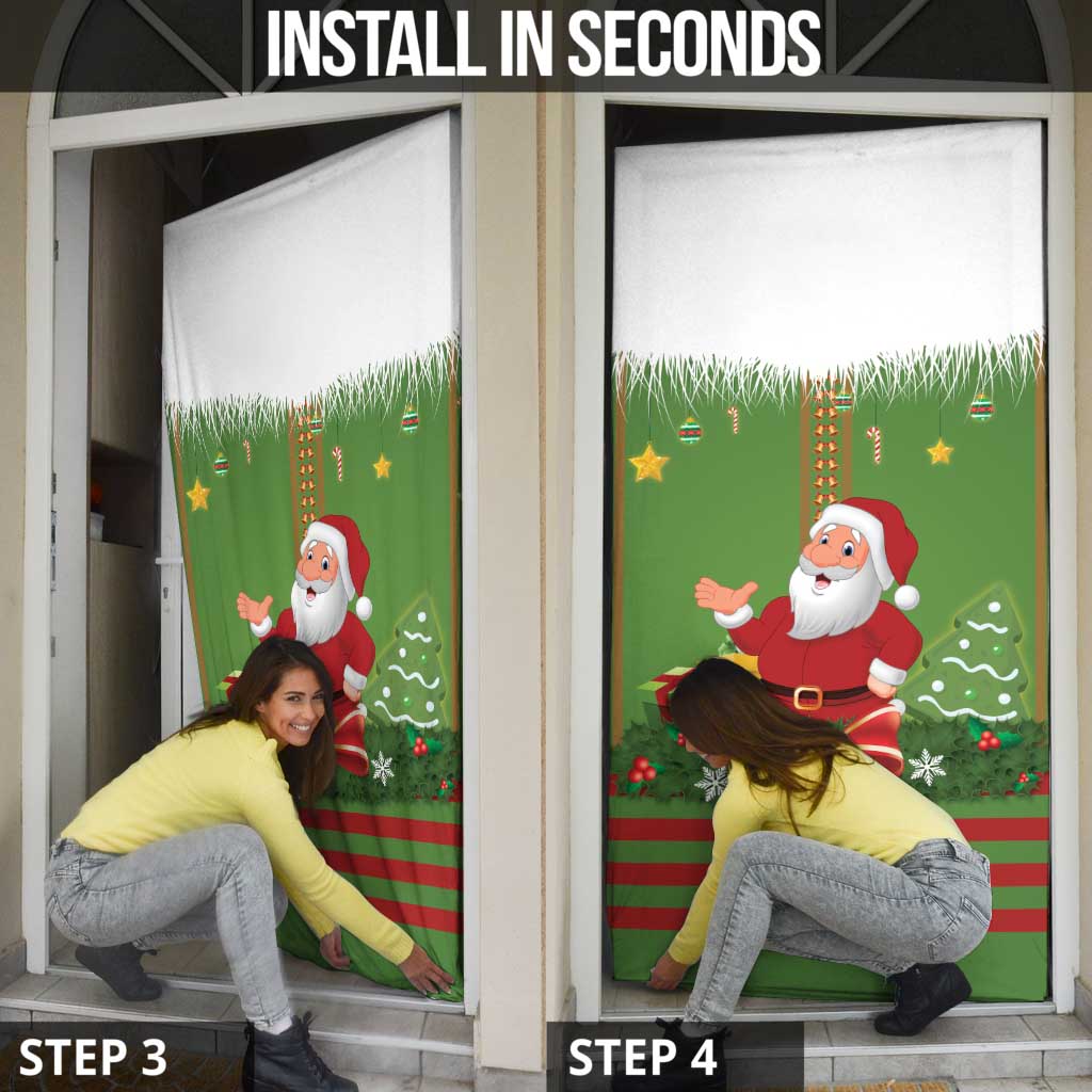 Christmas Costume Elf Door Cover Santa Little Helper Green - Wonder Print Shop