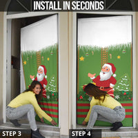 Christmas Costume Elf Door Cover Santa Little Helper Green - Wonder Print Shop