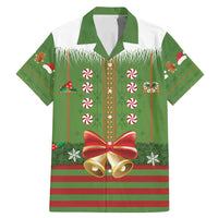 Christmas Costume Elf Family Matching Mermaid Dress and Hawaiian Shirt Santa Little Helper Green - Wonder Print Shop