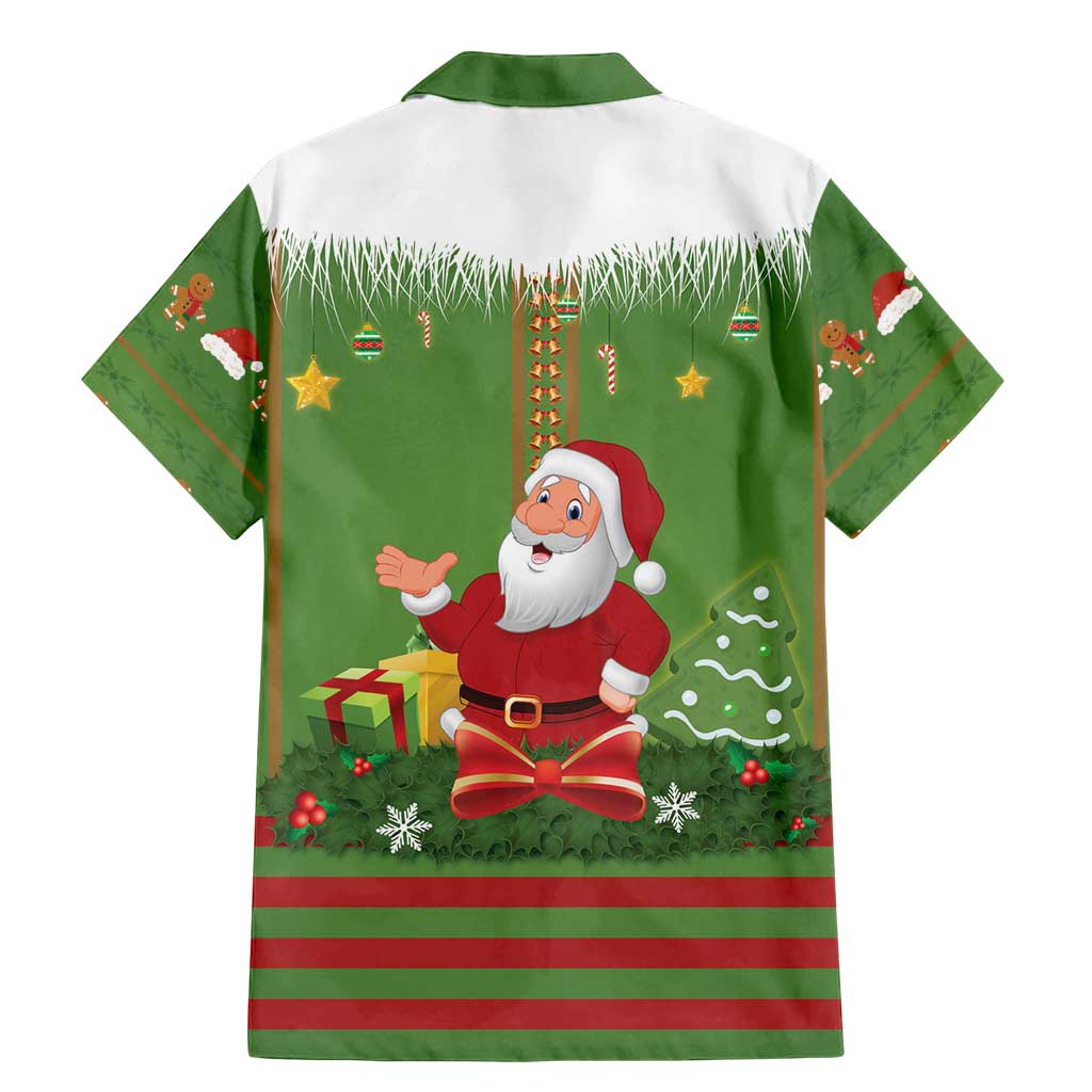 Christmas Costume Elf Family Matching Mermaid Dress and Hawaiian Shirt Santa Little Helper Green - Wonder Print Shop