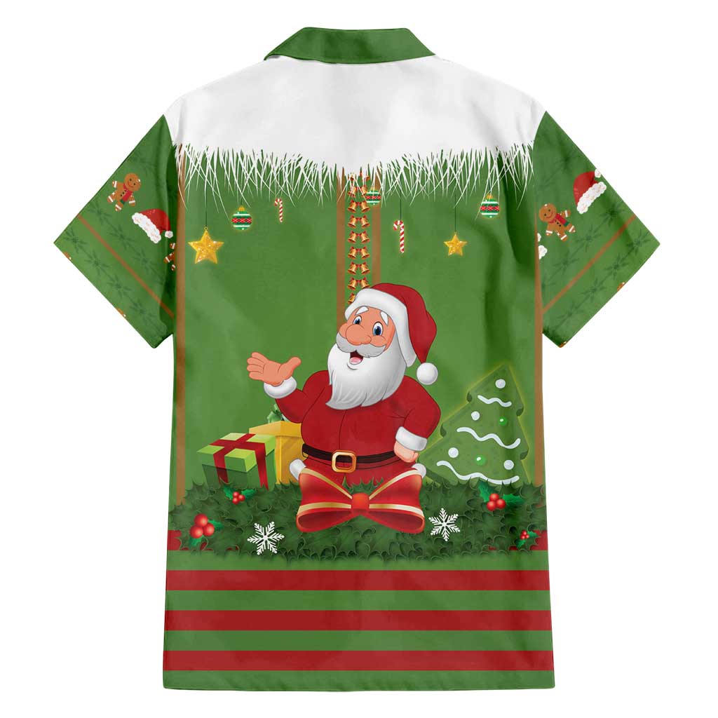 Christmas Costume Elf Family Matching Puletasi and Hawaiian Shirt Santa Little Helper Green - Wonder Print Shop