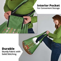 Christmas Costume Elf Grocery Bag Santa Little Helper Green - Wonder Print Shop
