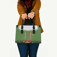 Christmas Costume Elf Leather Bag Santa Little Helper Green - Wonder Print Shop