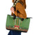 Christmas Costume Elf Leather Tote Bag Santa Little Helper Green - Wonder Print Shop