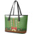 Christmas Costume Elf Leather Tote Bag Santa Little Helper Green - Wonder Print Shop