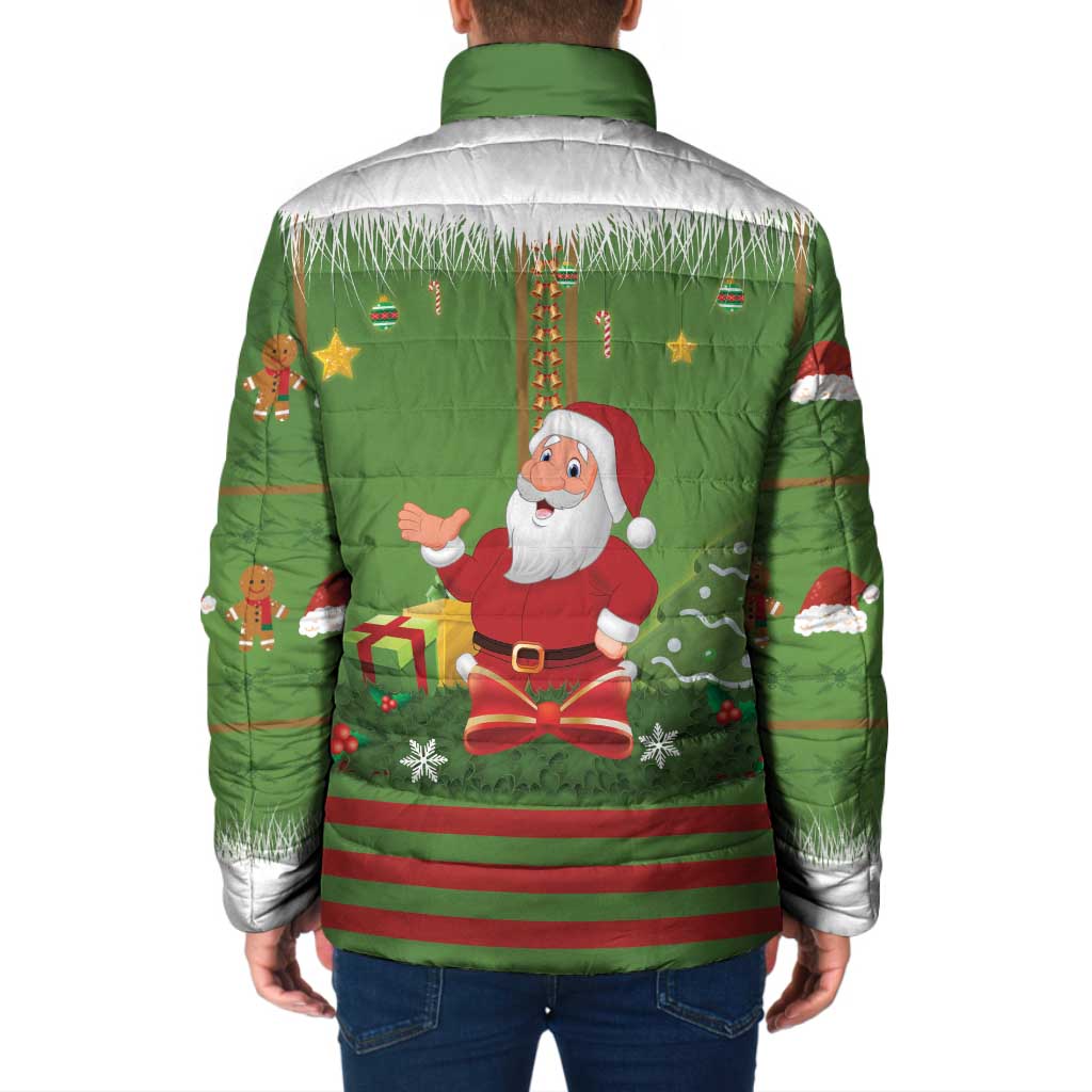 Christmas Costume Elf Padded Jacket Santa Little Helper Green - Wonder Print Shop