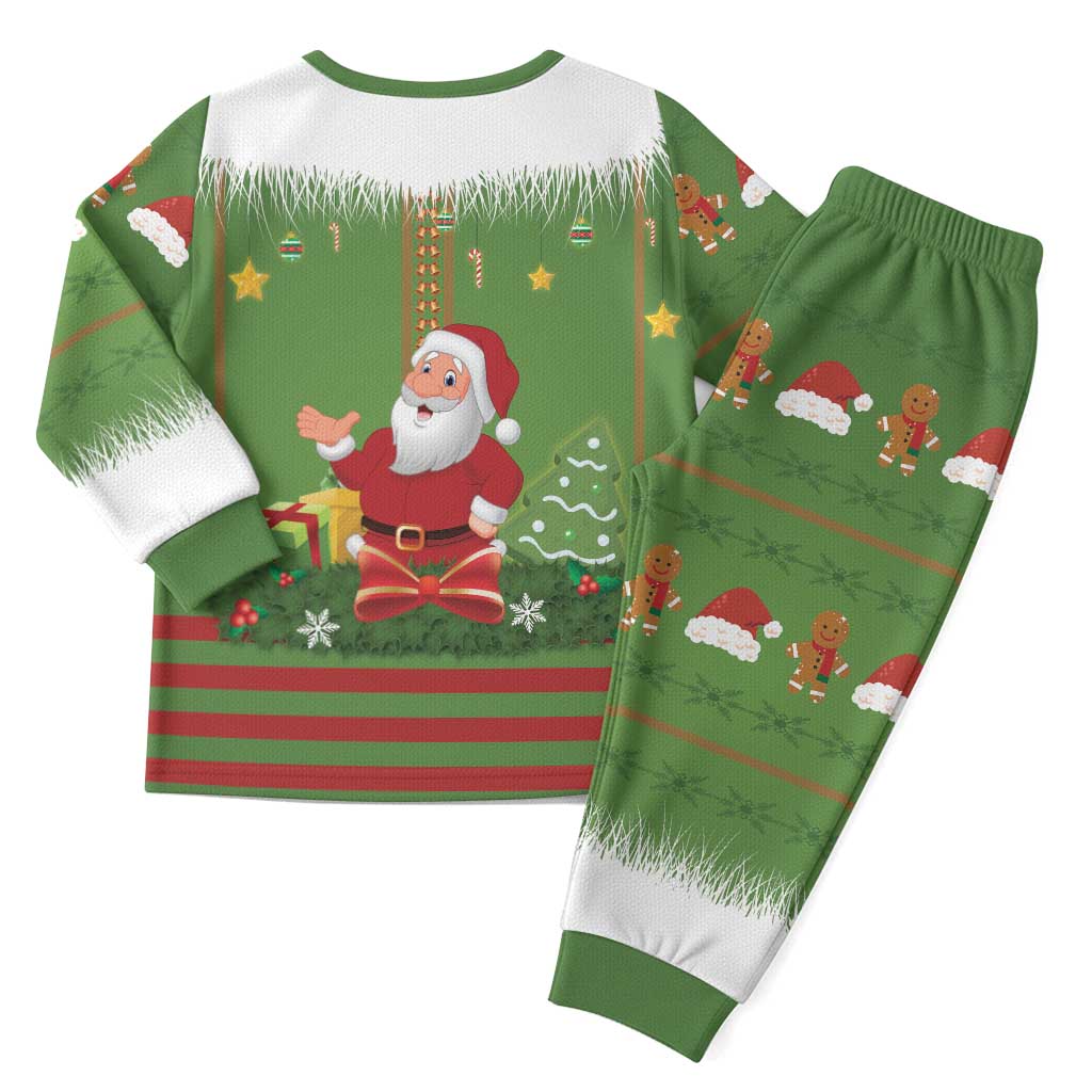 Christmas Costume Elf Christmas Pajama Set Santa Little Helper Green - Wonder Print Shop