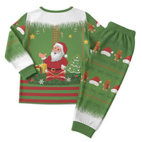 Christmas Costume Elf Christmas Pajama Set Santa Little Helper Green - Wonder Print Shop