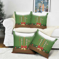 Christmas Costume Elf Pillow Cover Santa Little Helper Green - Wonder Print Shop