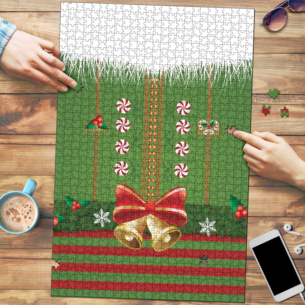 Christmas Costume Elf Puzzle Santa Little Helper Green - Wonder Print Shop