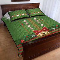 Christmas Costume Elf Quilt Bed Set Santa Little Helper Green - Wonder Print Shop