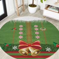 Christmas Costume Elf Round Carpet Santa Little Helper Green - Wonder Print Shop
