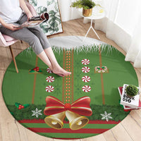 Christmas Costume Elf Round Carpet Santa Little Helper Green - Wonder Print Shop
