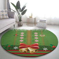 Christmas Costume Elf Round Carpet Santa Little Helper Green - Wonder Print Shop