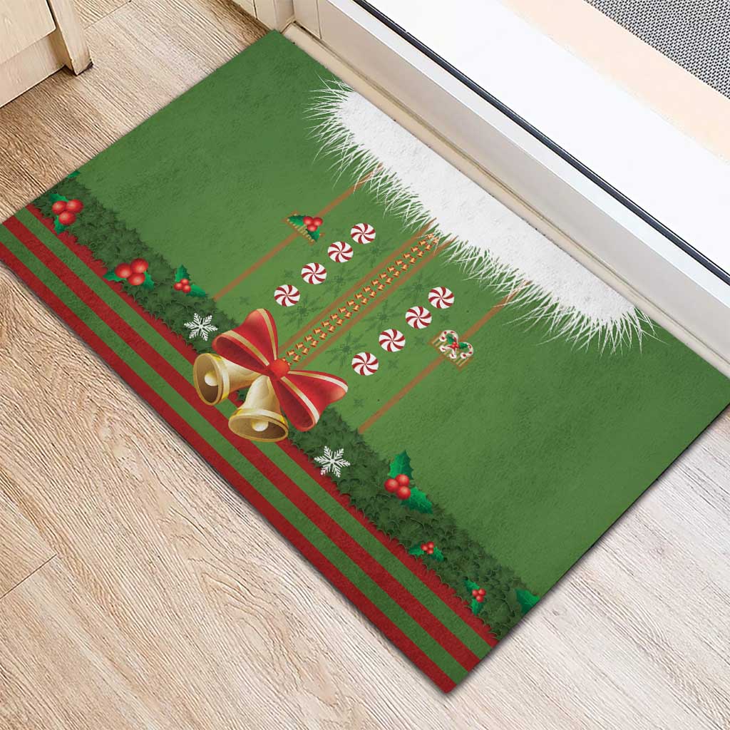 Christmas Costume Elf Rubber Doormat Santa Little Helper Green - Wonder Print Shop