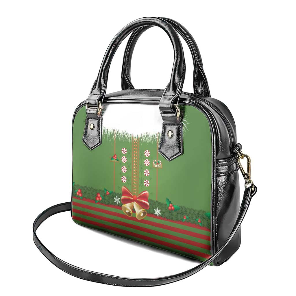 Christmas Costume Elf Shoulder Handbag Santa Little Helper Green - Wonder Print Shop