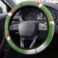 Christmas Costume Elf Steering Wheel Cover Santa Little Helper Green - Wonder Print Shop