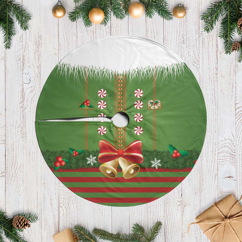 Christmas Costume Elf Tree Skirt Santa Little Helper Green - Wonder Print Shop