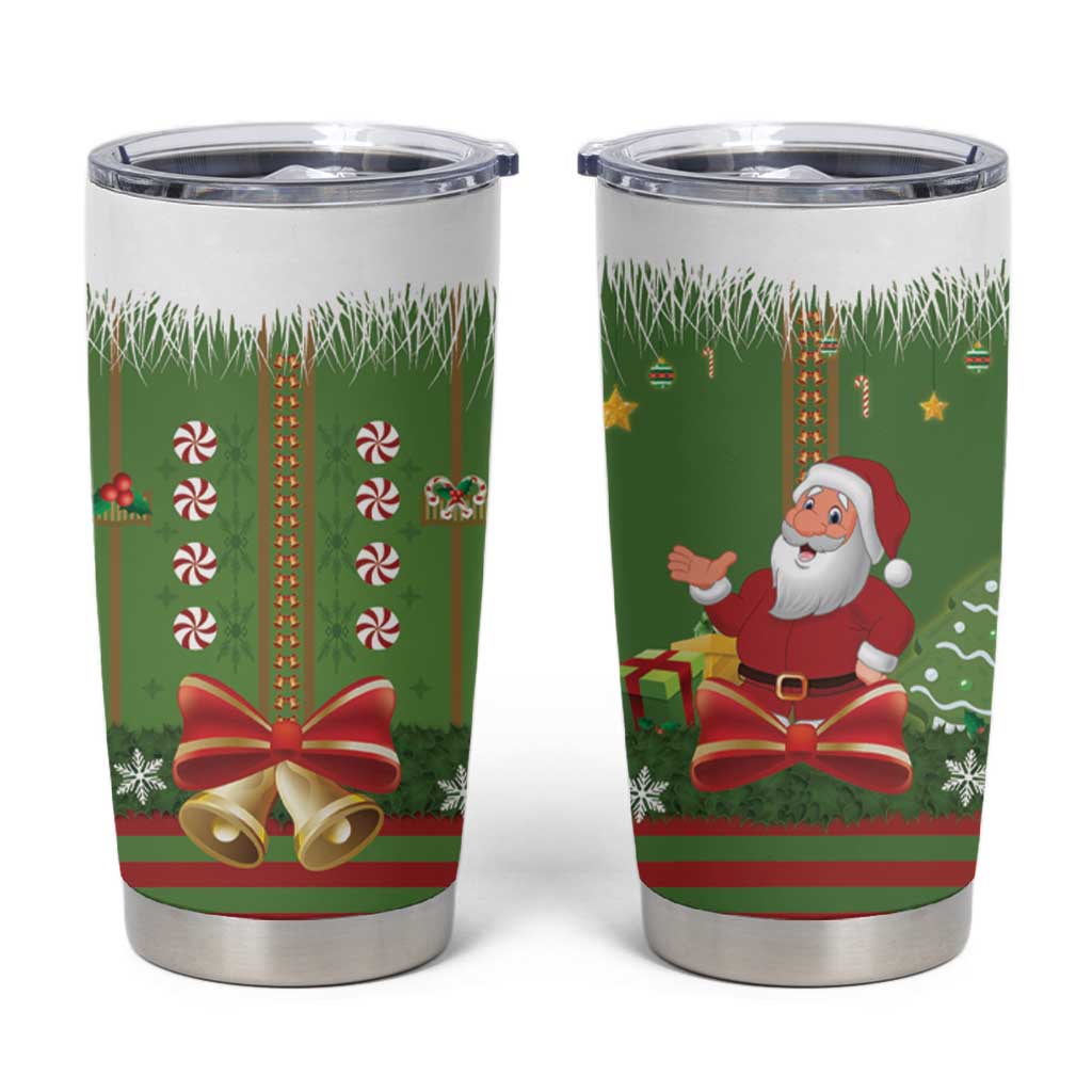 Christmas Costume Elf Tumbler Cup Santa Little Helper Green - Wonder Print Shop