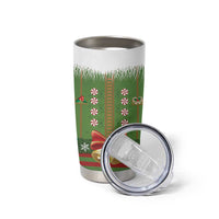 Christmas Costume Elf Tumbler Cup Santa Little Helper Green - Wonder Print Shop