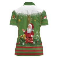Christmas Costume Elf Women Polo Shirt Santa Little Helper Green - Wonder Print Shop