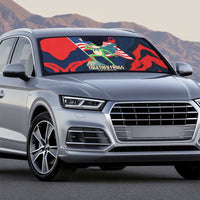 Portland Frog Protest Personalized Auto Sun Shade Frogs Together Strong - Wonder Print Shop