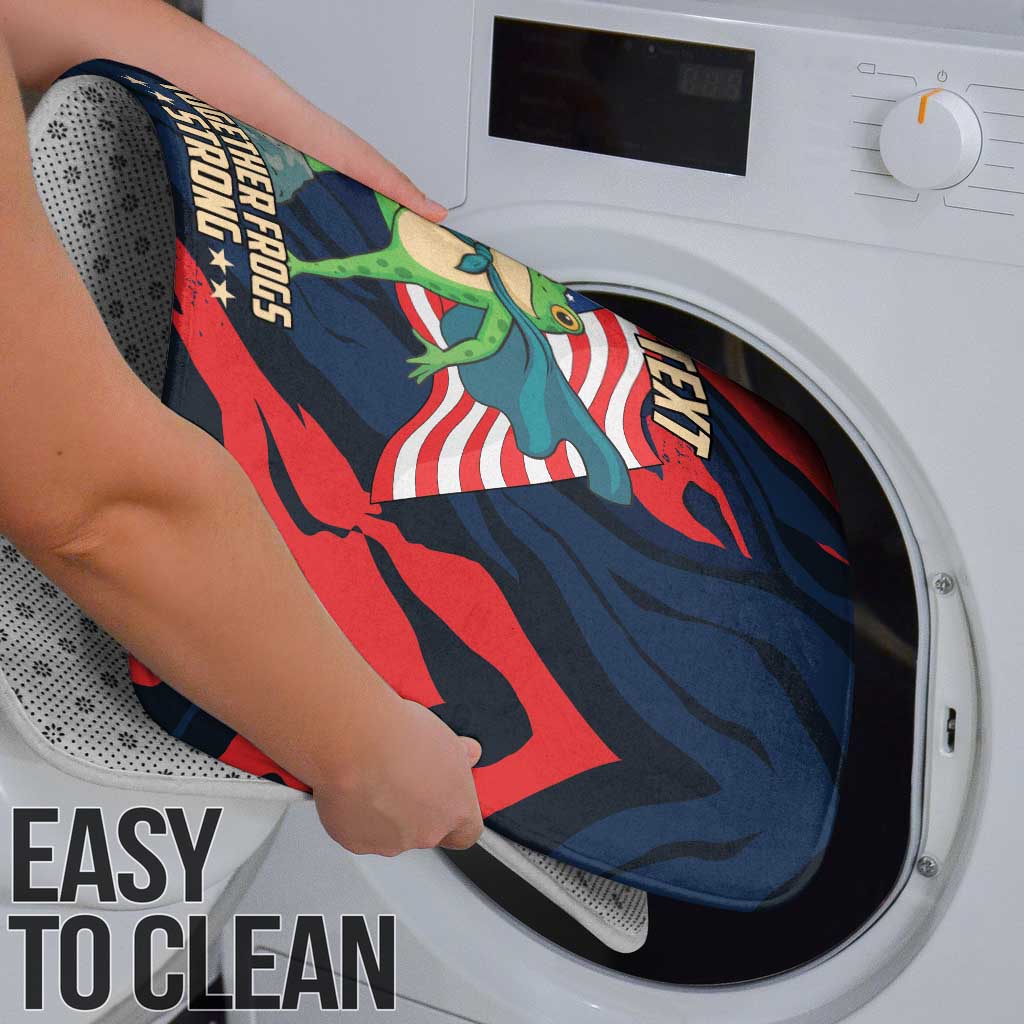 Portland Frog Protest Personalized Bathroom Set Frogs Together Strong - Wonder Print Shop