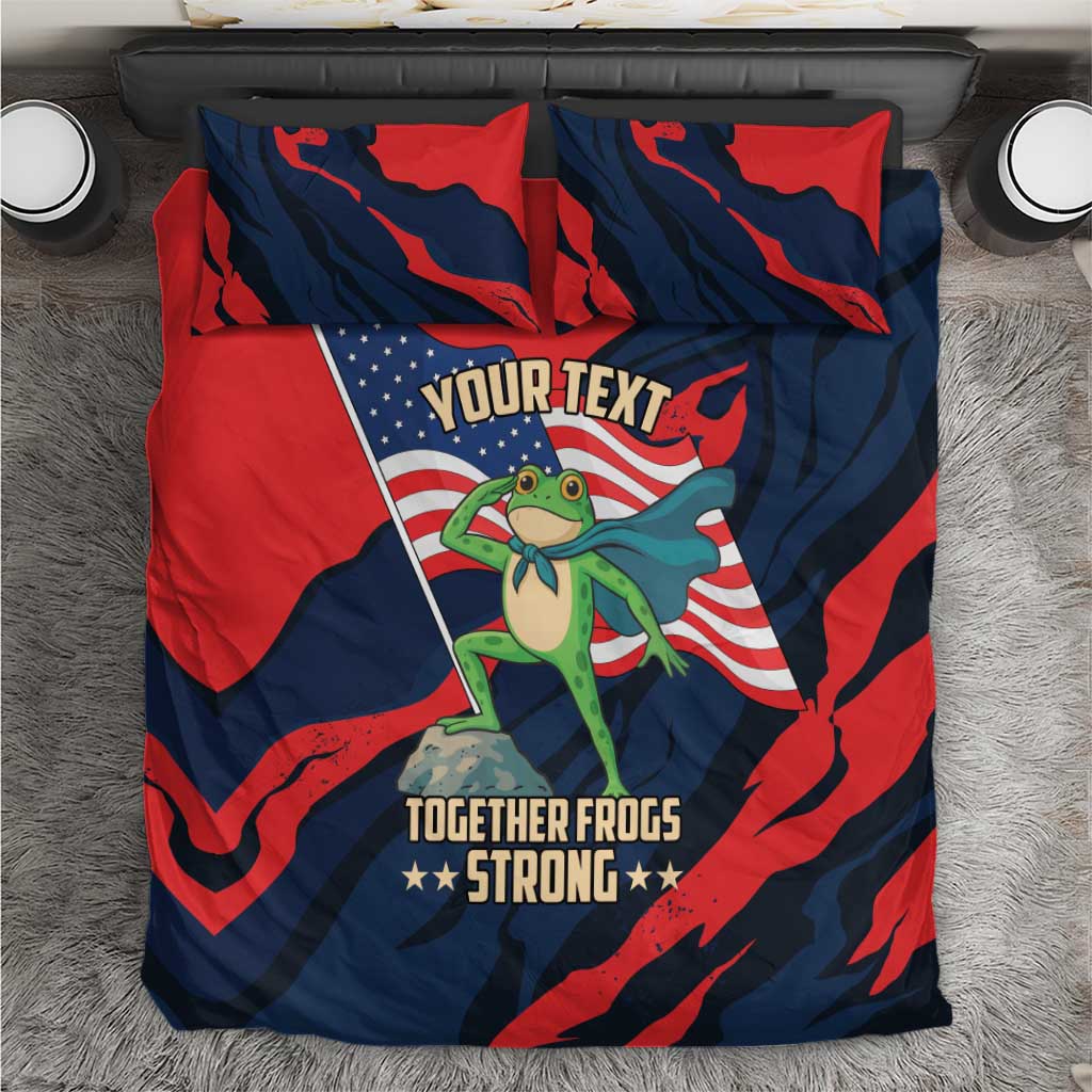 Portland Frog Protest Personalized Bedding Set Frogs Together Strong - Wonder Print Shop