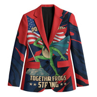 Portland Frog Protest Personalized Blazer Frogs Together Strong - Wonder Print Shop