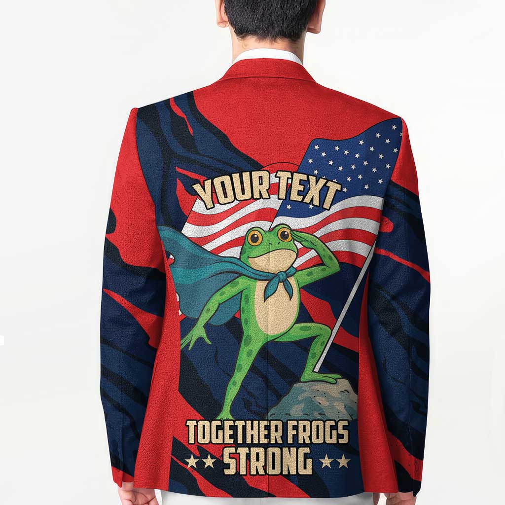 Portland Frog Protest Personalized Blazer Frogs Together Strong - Wonder Print Shop