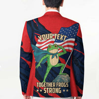 Portland Frog Protest Personalized Blazer Frogs Together Strong - Wonder Print Shop