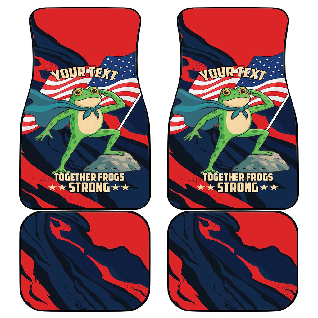 Portland Frog Protest Personalized Car Mats Frogs Together Strong - Wonder Print Shop