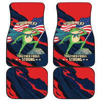 Portland Frog Protest Personalized Car Mats Frogs Together Strong - Wonder Print Shop