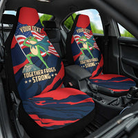 Portland Frog Protest Personalized Car Seat Cover Frogs Together Strong - Wonder Print Shop