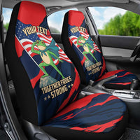 Portland Frog Protest Personalized Car Seat Cover Frogs Together Strong - Wonder Print Shop
