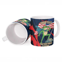 Portland Frog Protest Personalized Ceramic Mug Frogs Together Strong - Wonder Print Shop